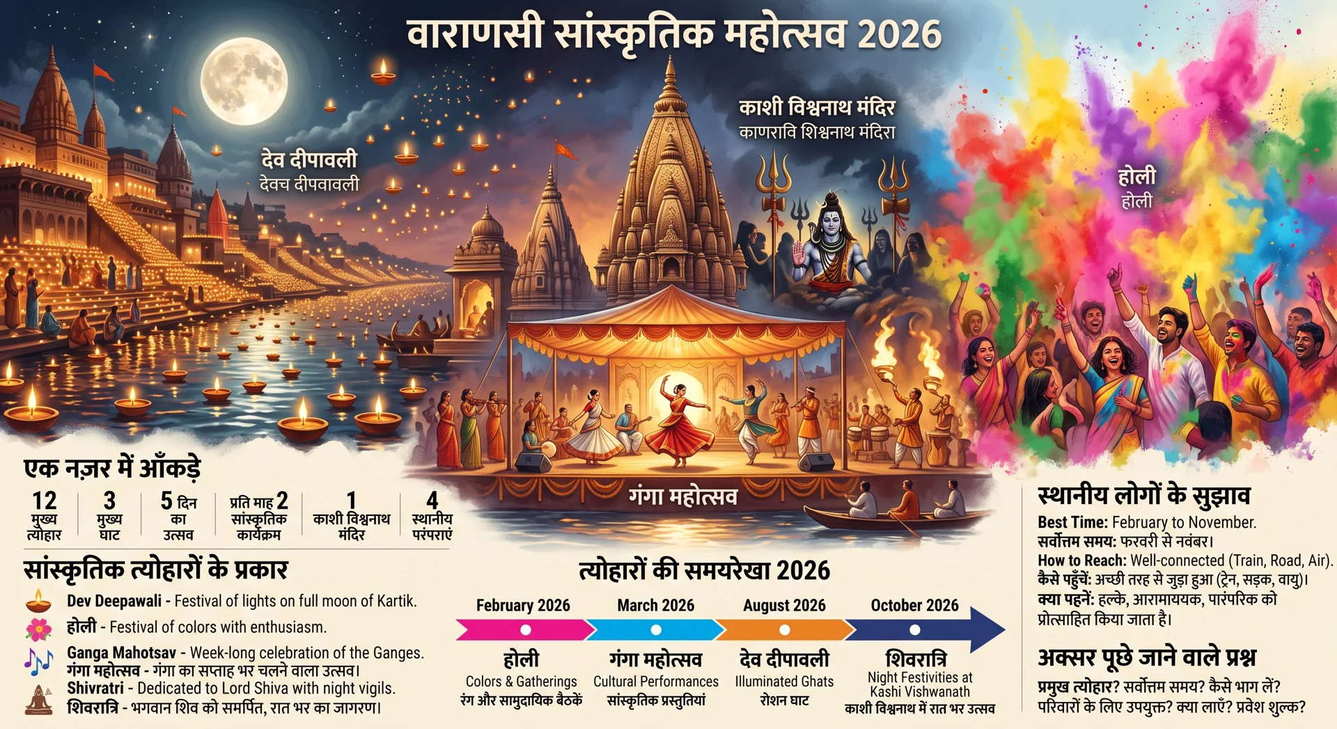 Varanasi Cultural Festivals 2026: A Celebration of Tradition