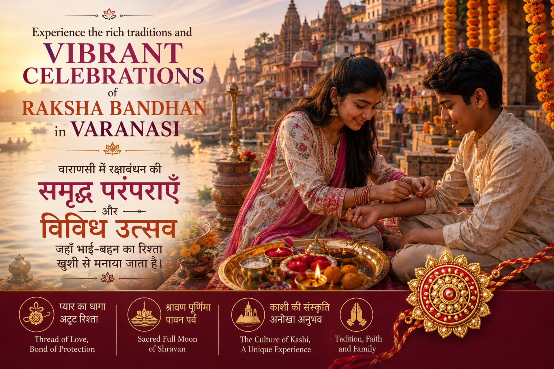 Varanasi Raksha Bandhan Celebrations: A Festival of Bonds