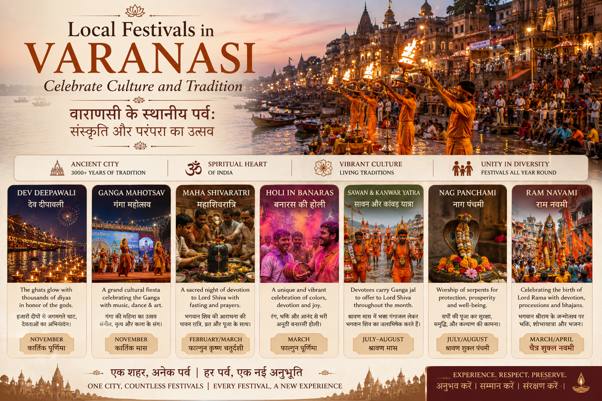 Local Festivals in Varanasi: Celebrate Culture and Tradition