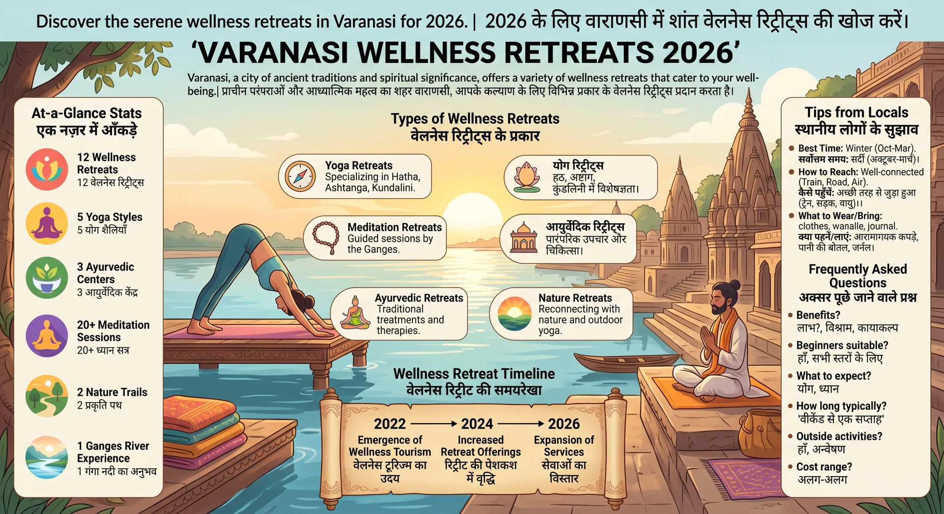 Varanasi Wellness Retreats 2026: Rejuvenate in Banaras