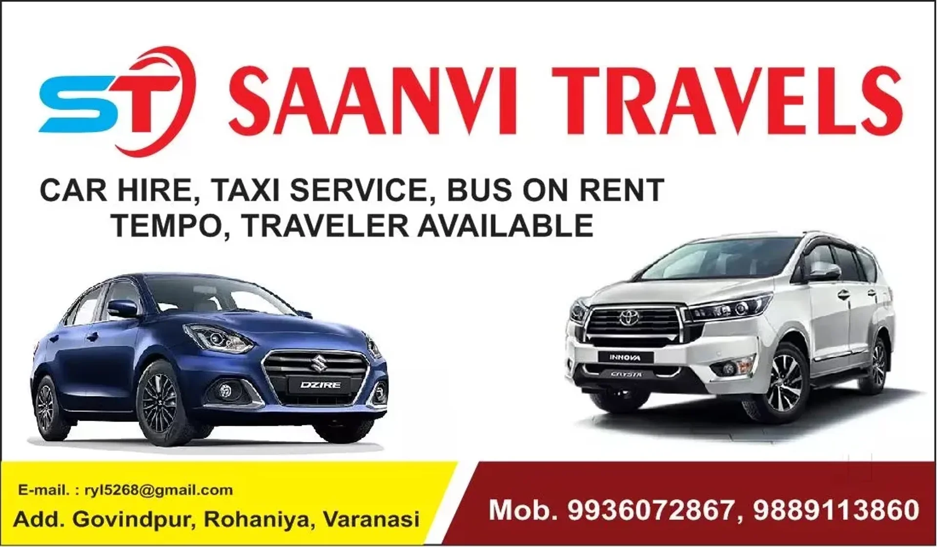 Sanvi Travels in Mahmoorganj, Varanasi