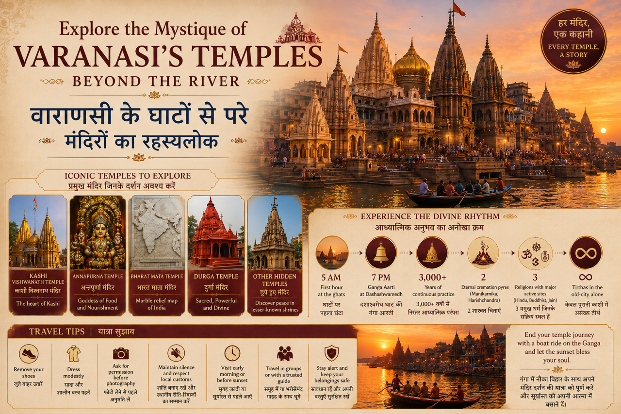 Explore the Mystique of Varanasi’s Temples Beyond the River
