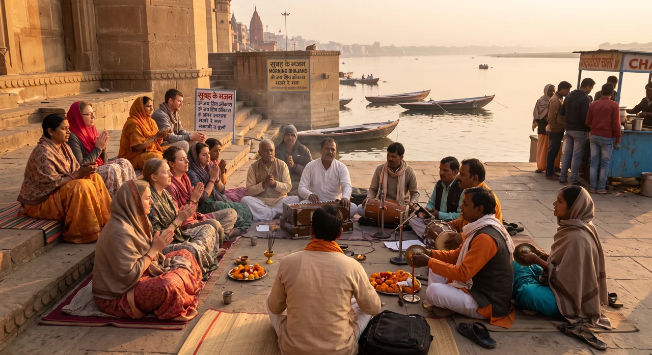 Experience the Peaceful Melodies of Varanasi's Morning Bhajans