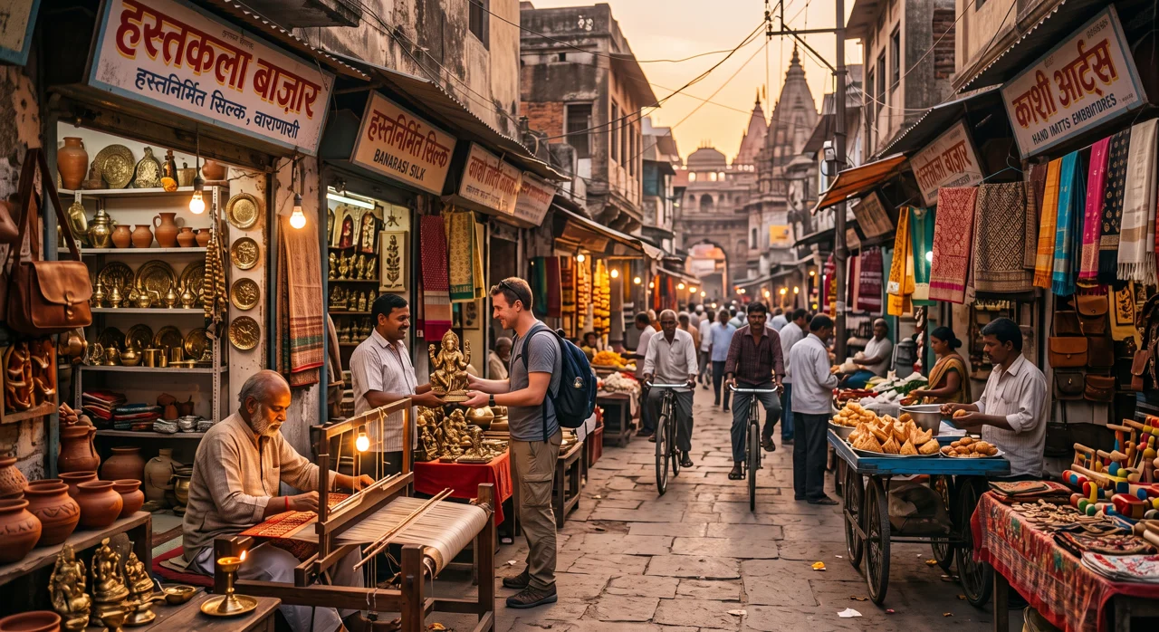 Experience the Vibrancy of Varanasi's Artisan Street Markets