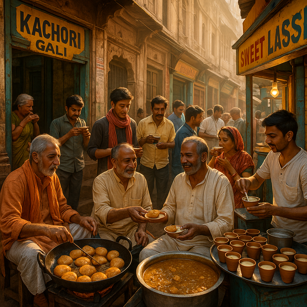 वाराणसी के स्ट्रीट फूड दृश्य का अनुभव करें
