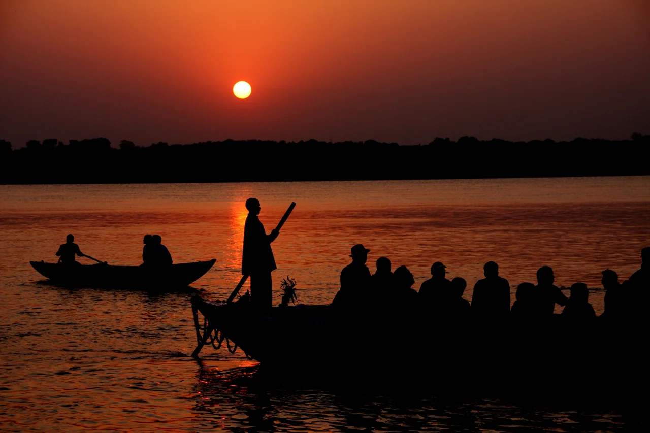 Sunrise Boat Ride on the Ganges