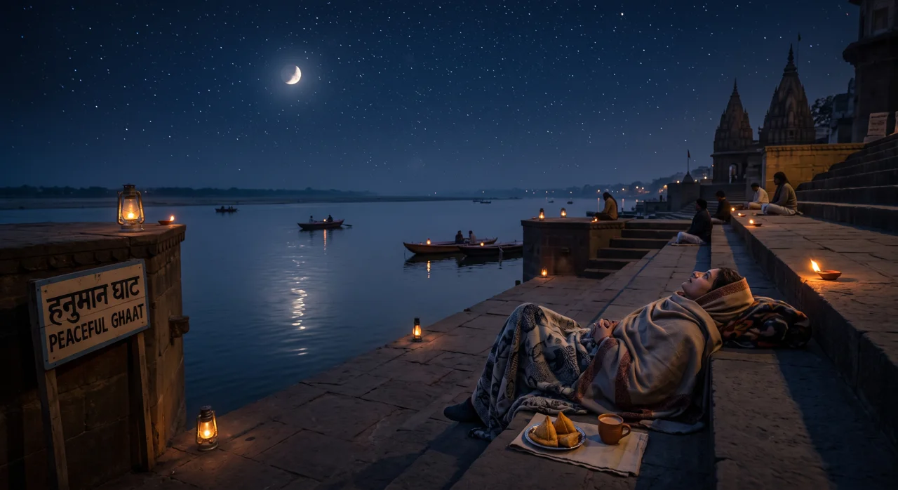 Experience the Spiritual Power of Varanasi's Celestial Night Sky