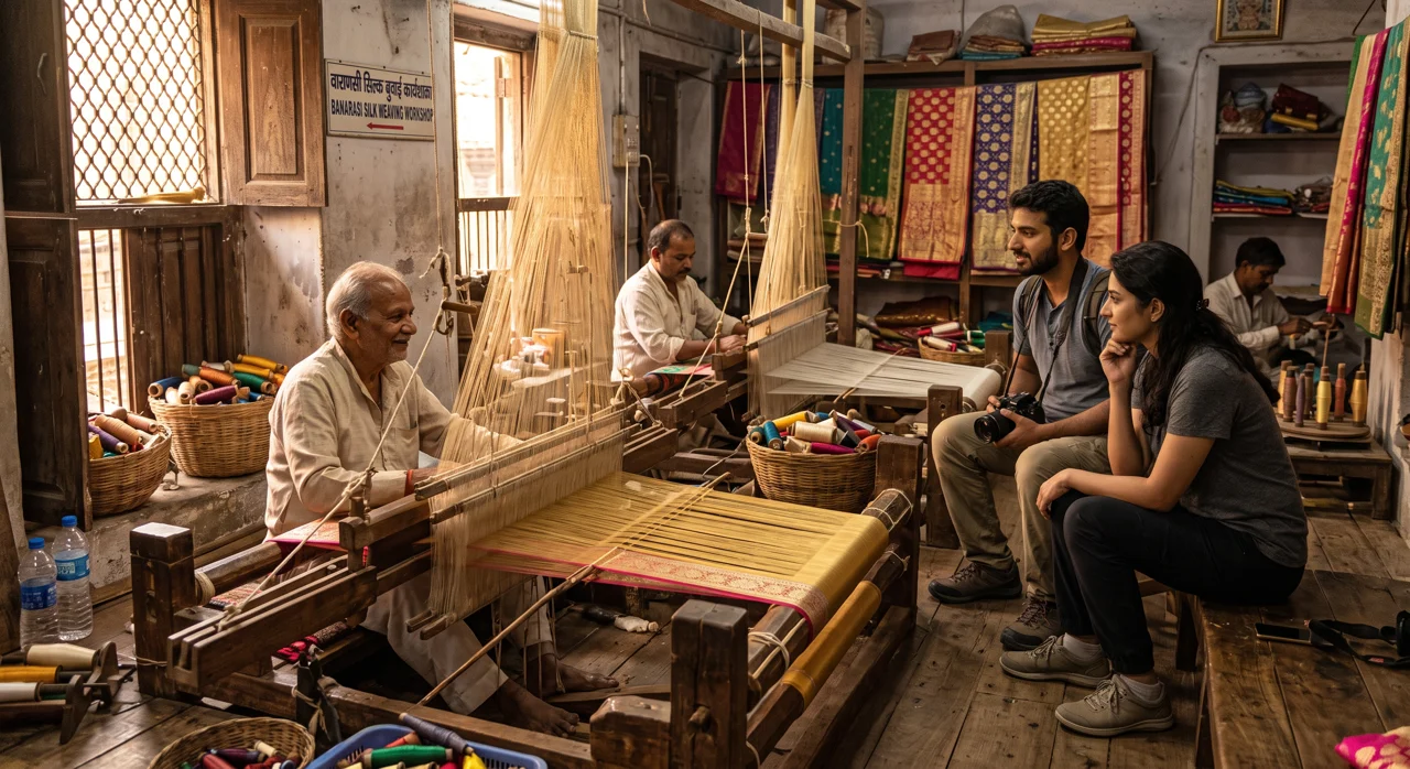 Experience Varanasi's Traditional Weaving Workshops