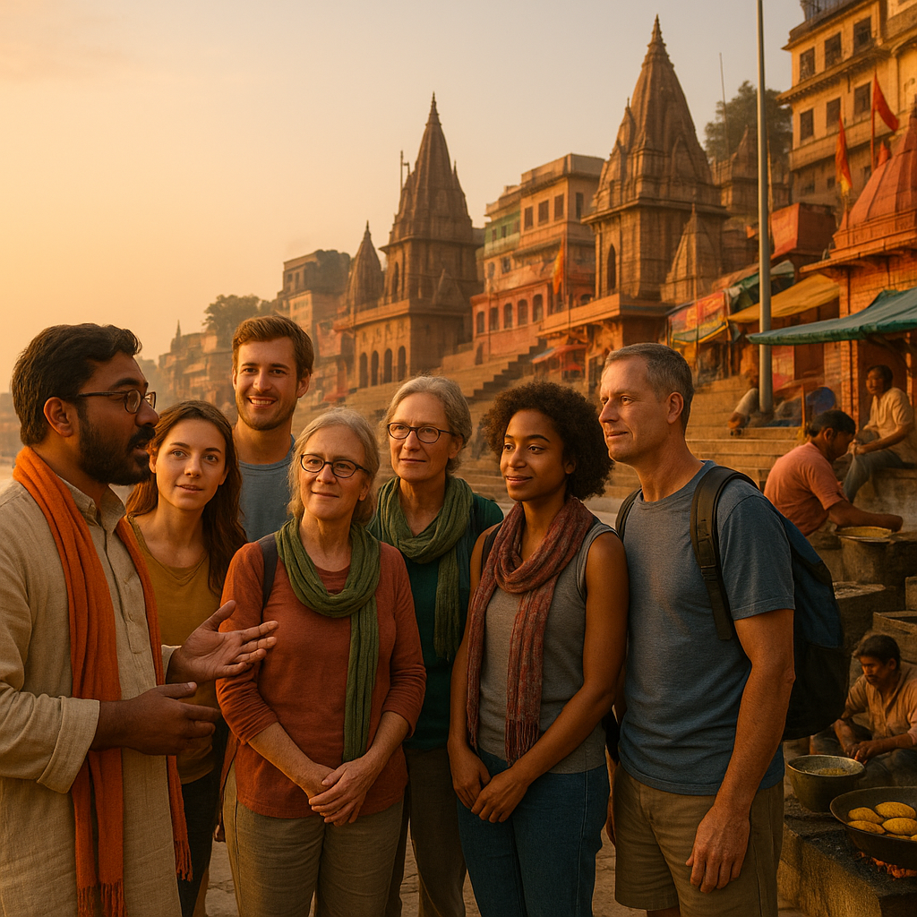 वाराणसी के पवित्र इतिहास में डूबें: एक गाइडेड धरोहर वॉक