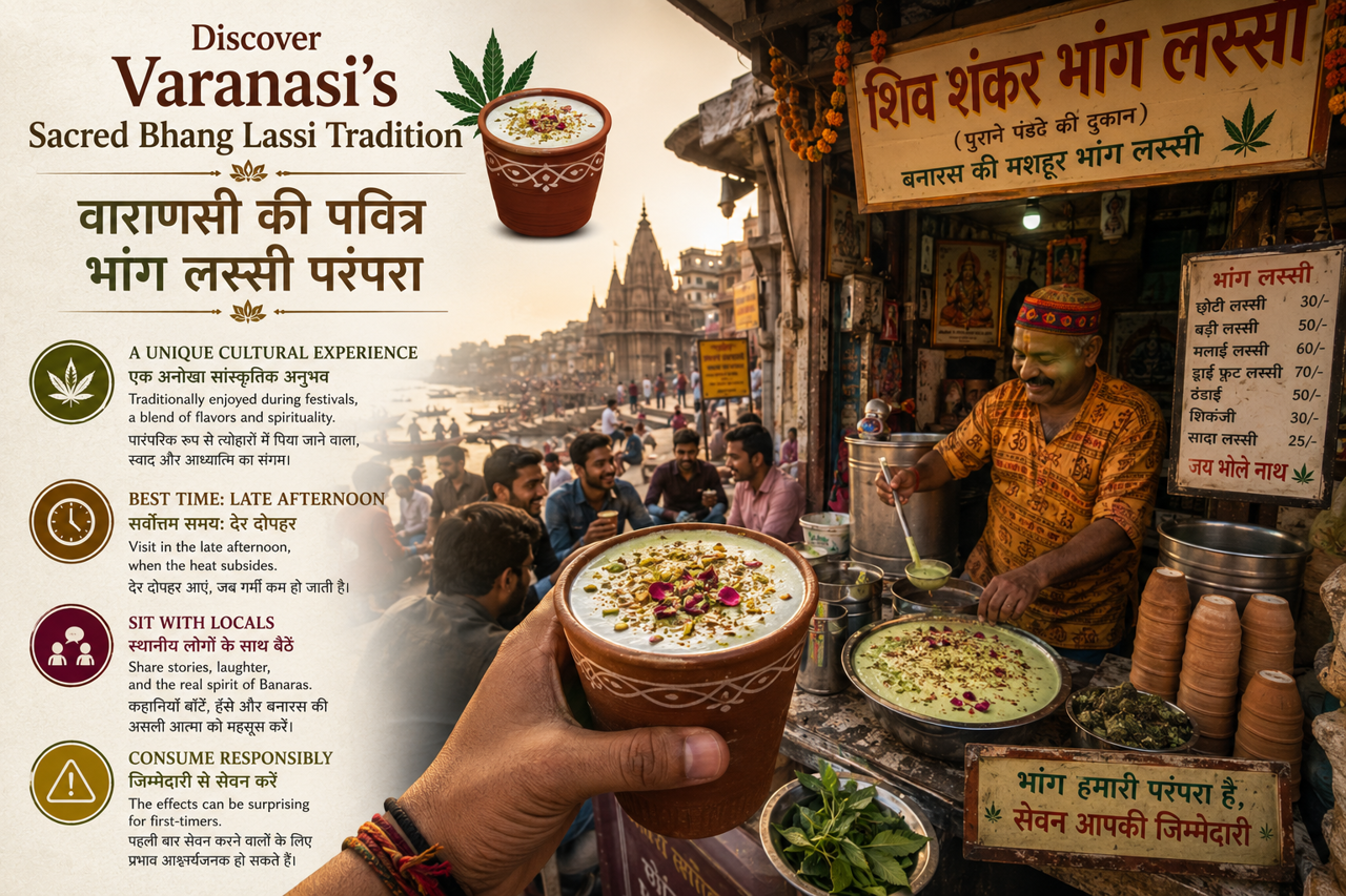 Discover Varanasi's Sacred Bhang Lassi Tradition